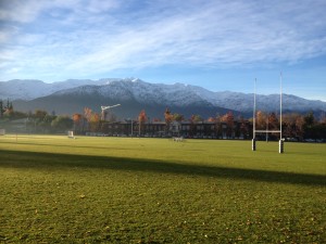 The Grange School's, Santiago, Chile, playing fields...